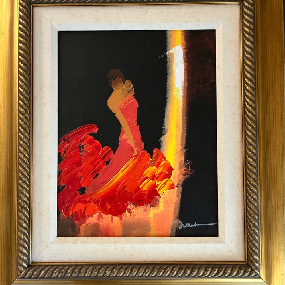 Ltd Edition Print: Hand Embellished Giclee signed Emile Bellet. ‘Belle Andalouse